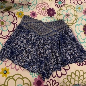 Blue patterned Urban Outfitters Shorts